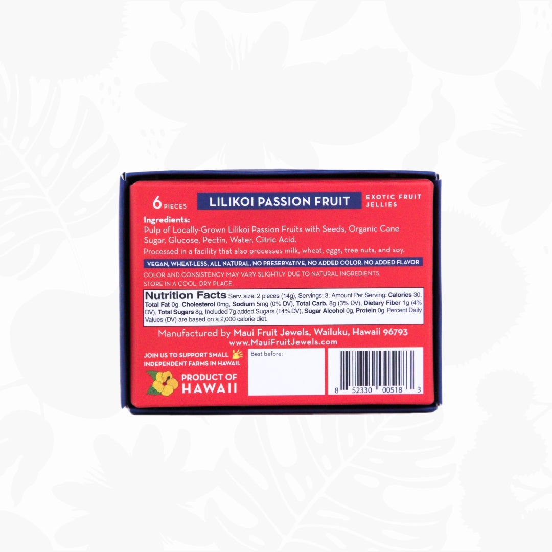 Lilikoi Passion Fruit Jellies