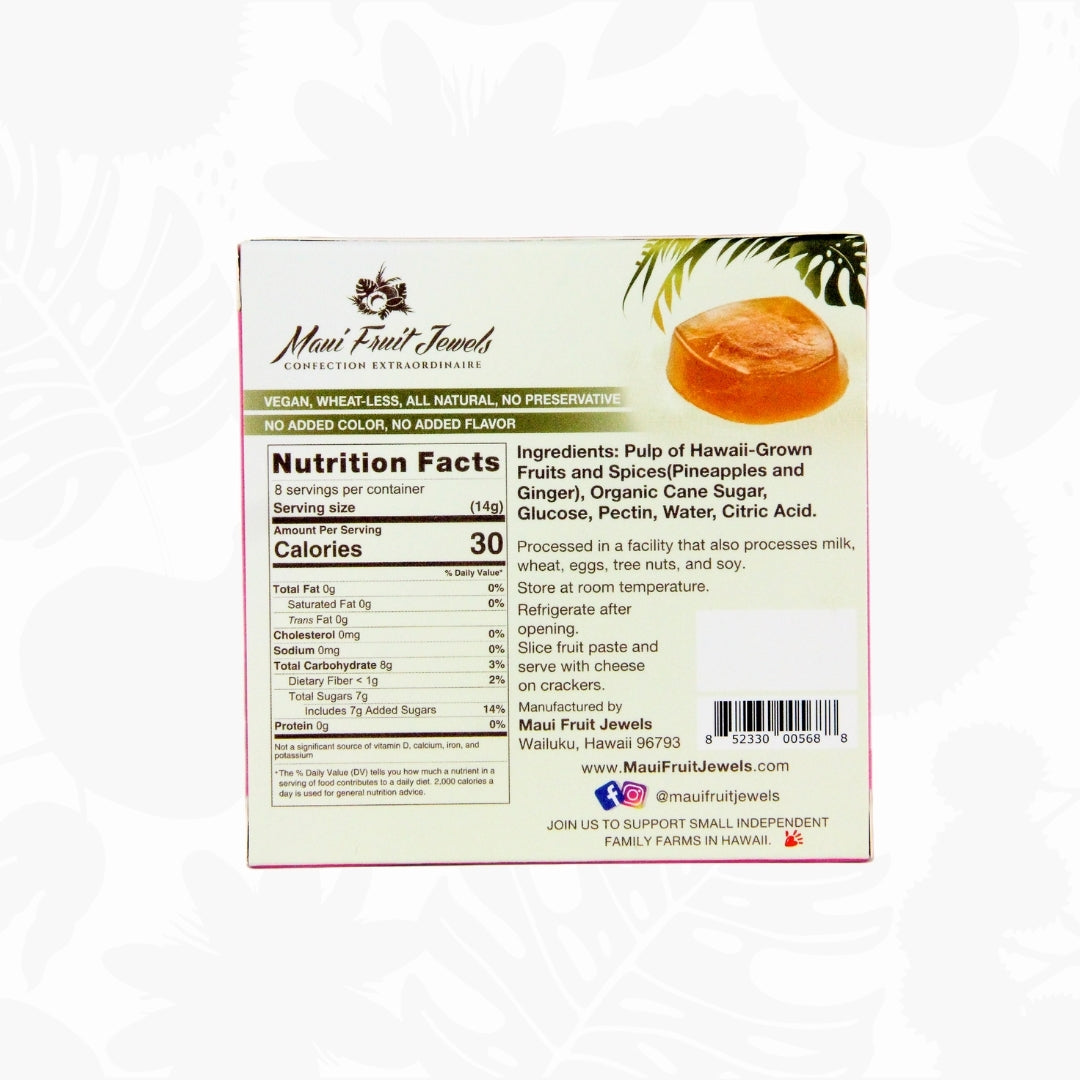 Ginger Pineapple Fruit Paste