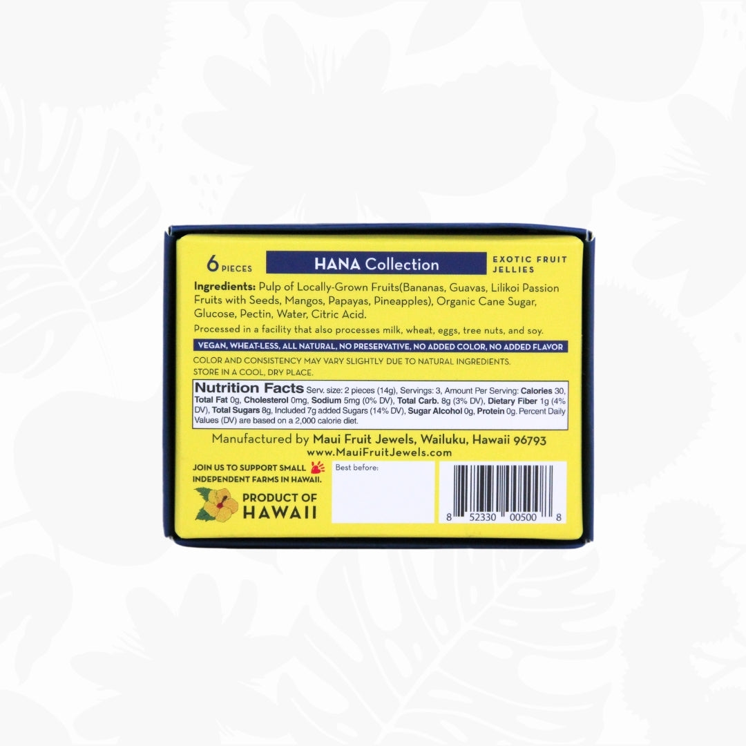 Hana Collection of Hawaii Fruit Jellies (6pc)