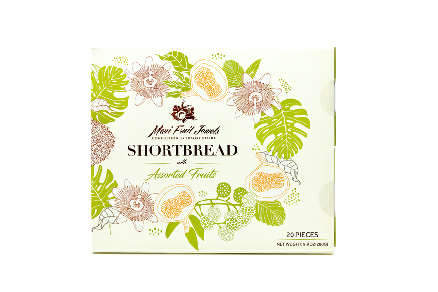 Shortbread cookies with Hawaii Fruits